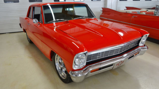 1966 chevrolet nova chevy ii 0 red 2dr 468ci automatic