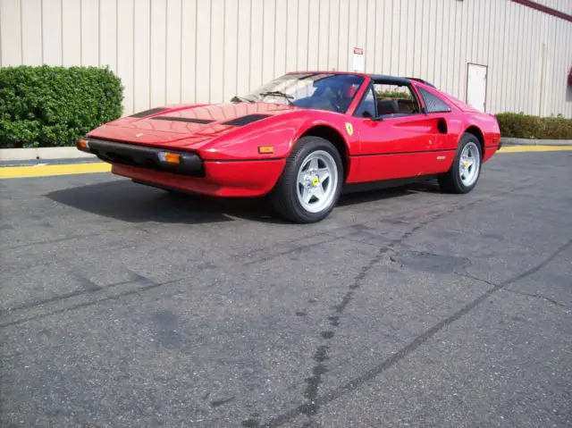 used 1985 ferrari 308 gts quattrovalvole red convertible 2-dr 3.0l v8 16v dohc m