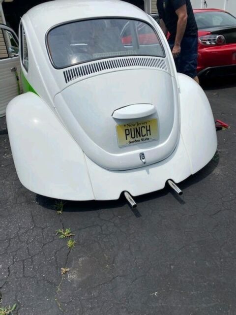 1962 volkswagen beetle coupe white rwd manual custom