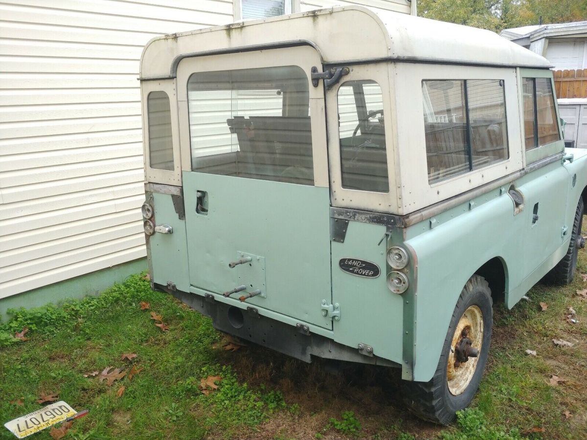 1961 land rover series ii wagon green 4wd manual
