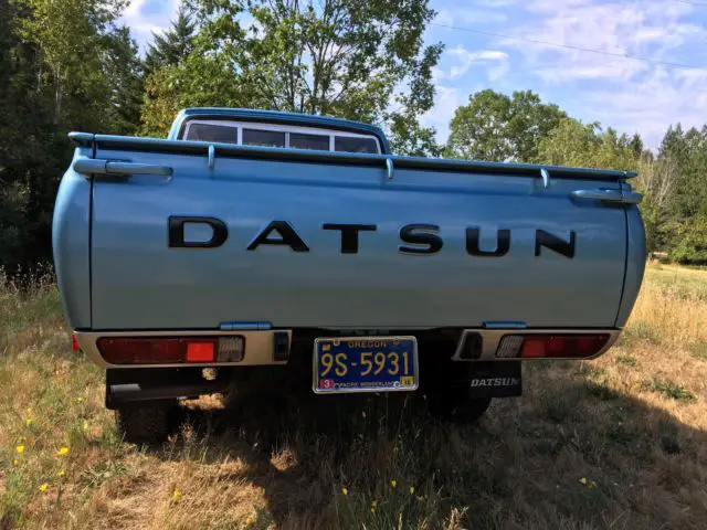1979 datsun 620 king cab 5 speed. show quality restoration of a barn find