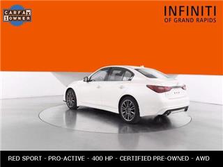 2021 Infiniti Q50 red sport 400
