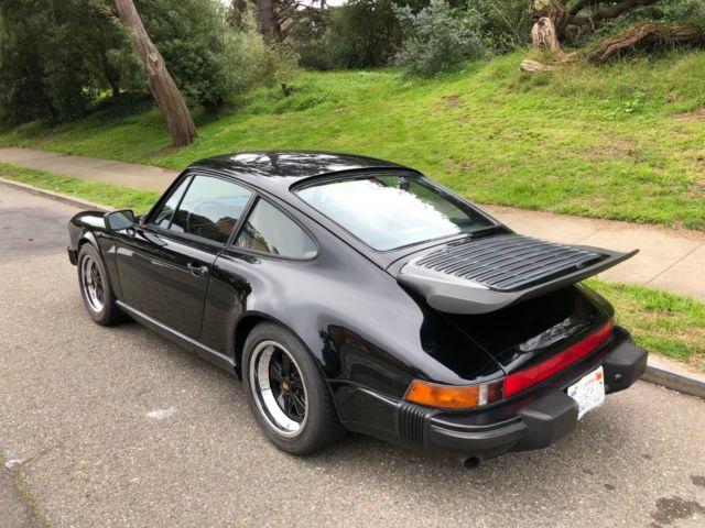 no reserve! 1988 porsche 911 carrera g50 sunroof coupe black color