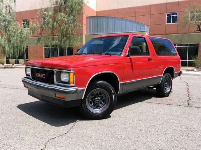 1991 gmc s15 jimmy sle-loaded-a/c-power windows/locks-cruise/tilt-rust free