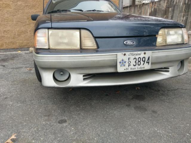 blue 1992 ford mustang gt 5.0 5 speed convertible
