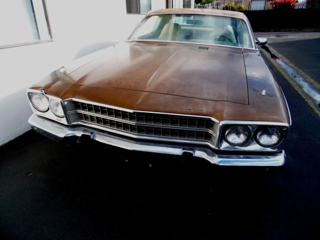 1973 plymouth satellite sebring (mopar)400 cu. gold color in & out. runs