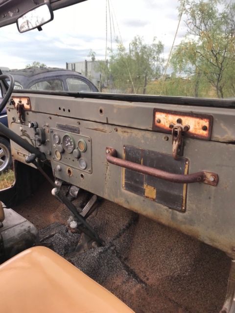 1953 willys/jeep m38a1 military vehicle patina monster