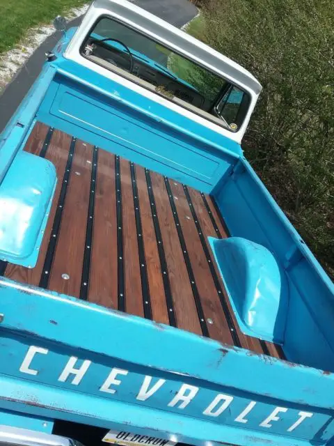1964 chevrolet c10 custom 283 v8! nice solid shop truck! patina but not rat rod!