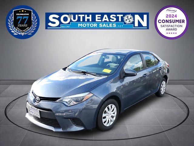 2016 toyota corolla le
