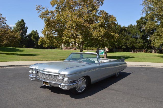 1960 cadillac series 62 convertible gorgeous just refinished paint silver 54