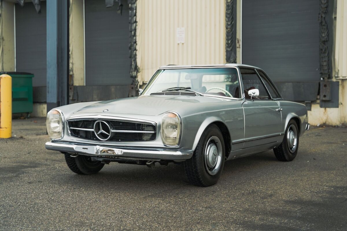 1963 mercedes-benz 230sl pagoda⚡️ -silver over red (the 879th pagoda ever built)