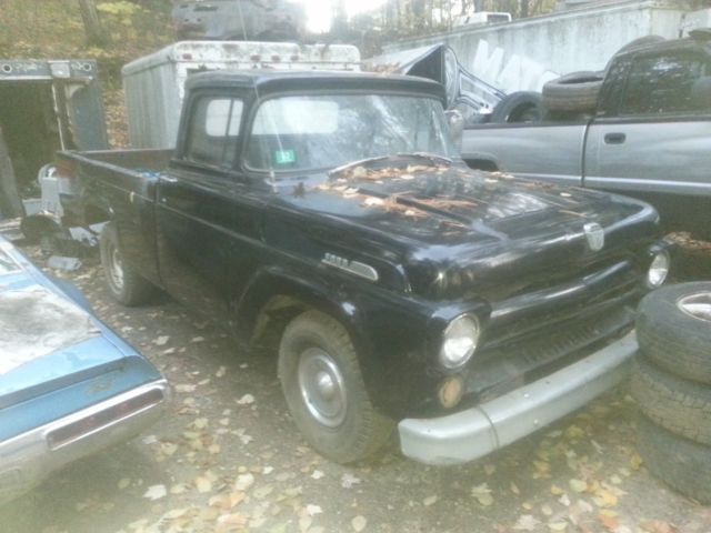 1957 ford f100 long bed 6 cyl 3 speed 57 off the road since 1992