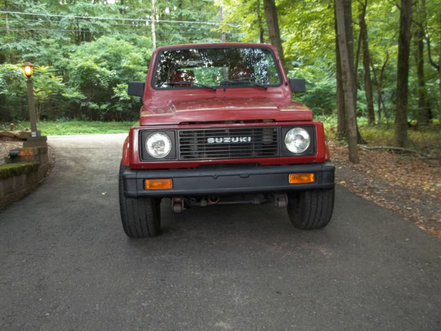 stock 1987 suzuki samurai tin top - survivor barn find, repaired, now turn-key