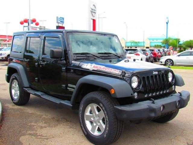 used 2014 jeep wrangler 4wd unlimited sport gulfport, ms 39503 for sale in gulfport, mississippi