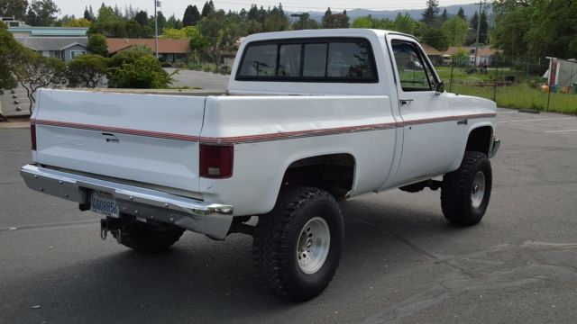 1983 gmc k1500 sierra 4x4 short bed all original california chevy k10