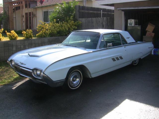 1963 ford thunderbird 2-door hardtop coupe, california car, no rust! ez restore!