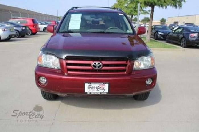 2006 toyota highlander limited w/3rd row in dallas, tx