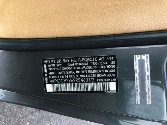 1994 porsche carrera 2 cabriolet