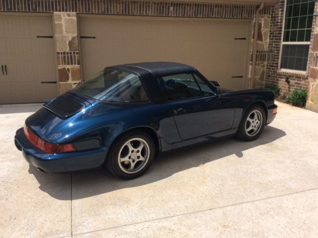 amazon green 1992 964 c2 targa with 13,506 miles!