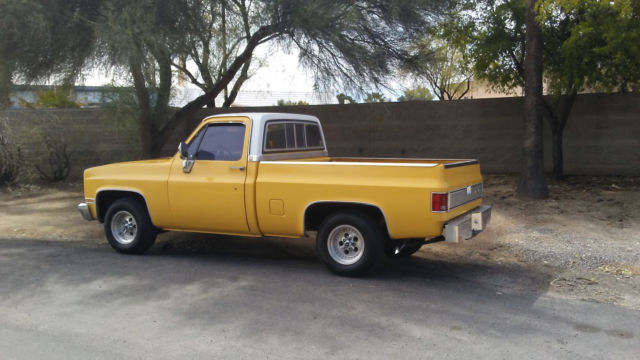 1981 chevrolet c-10 arizona rust free 1/2 ton shortbed widebox pickup