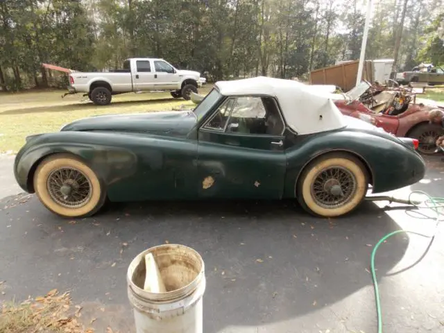 jaguar xk 140 dhc, matching numbers, solid car, complete, no rust!