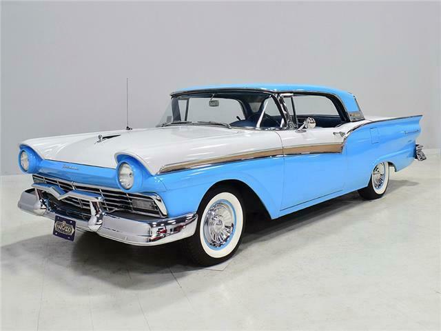 1957 ford fairlane skyliner retractable 82420 miles colonial white over starmis