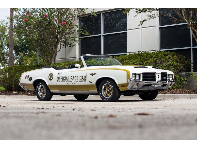 1972 oldsmobile cutlass hurst olds w45 indy pace car convertible