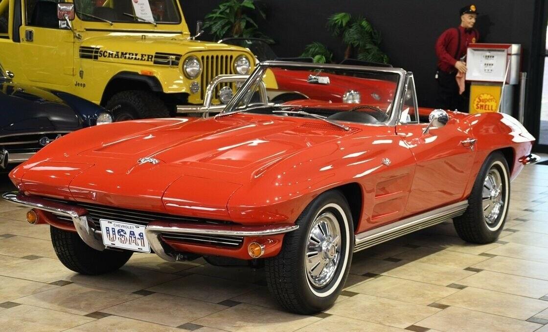 1964 chevrolet corvette convertible stunning riverside red 30000 miles