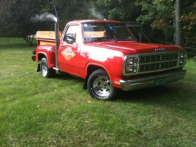 1979 dodge lil' red express adventurer 150 lre 360ci automatic pickup truck