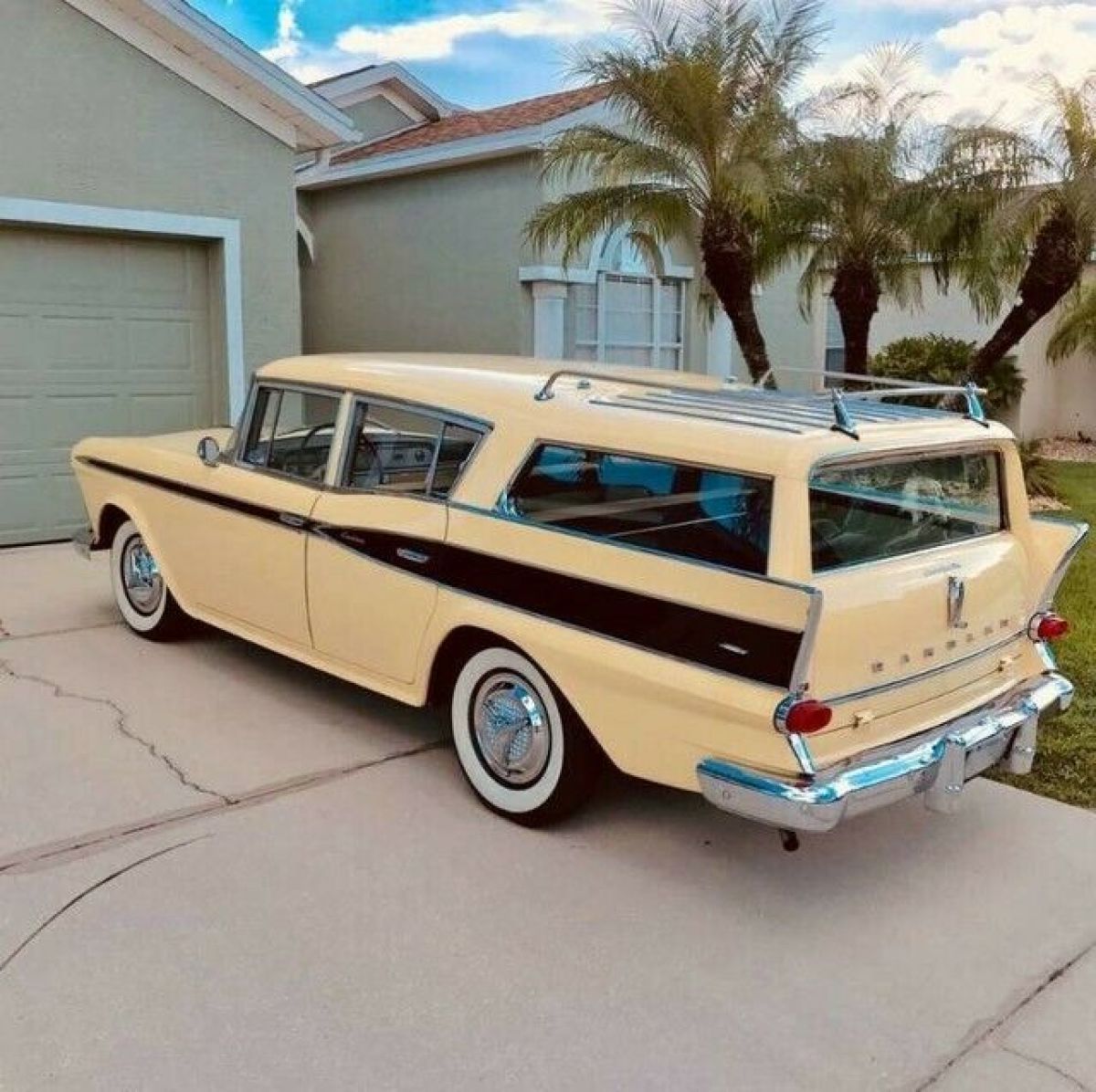 1959 amc rambler custom wagon new interior classic collectible 64548 miles wago