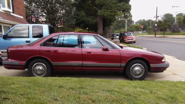 1994 oldsmobile eighty eight royale - rare factory medium garnet red metallic