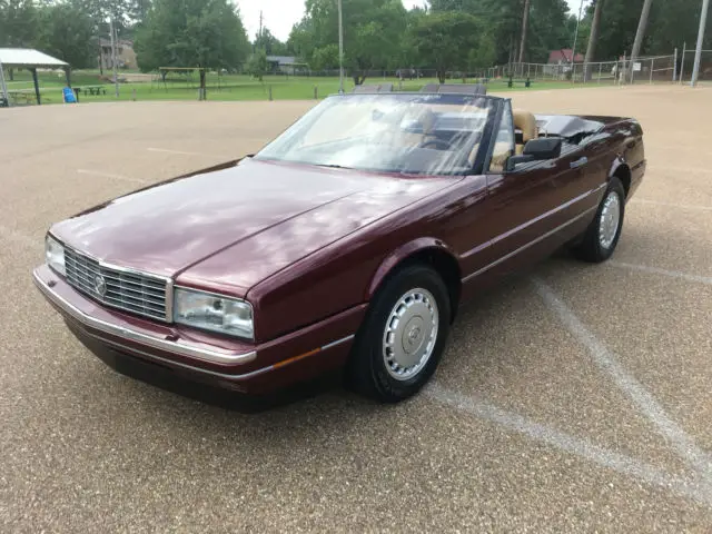 1987 cadillac allante, low miles, both tops