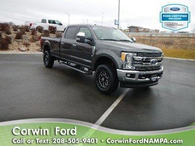 2017 ford f-350 super duty lariat 4x4 lariat 4dr crew cab 8 ft. lb srw pickup for sale in nampa, idaho