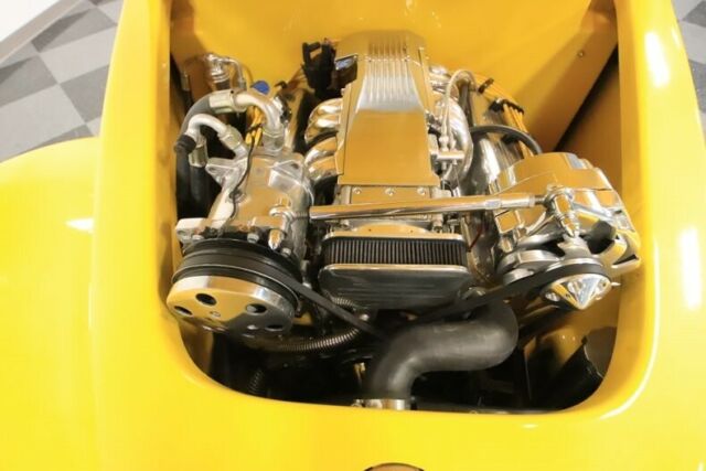 custom hot rod yellow v8 700r4 auto classic vintage collector coast heidts recei
