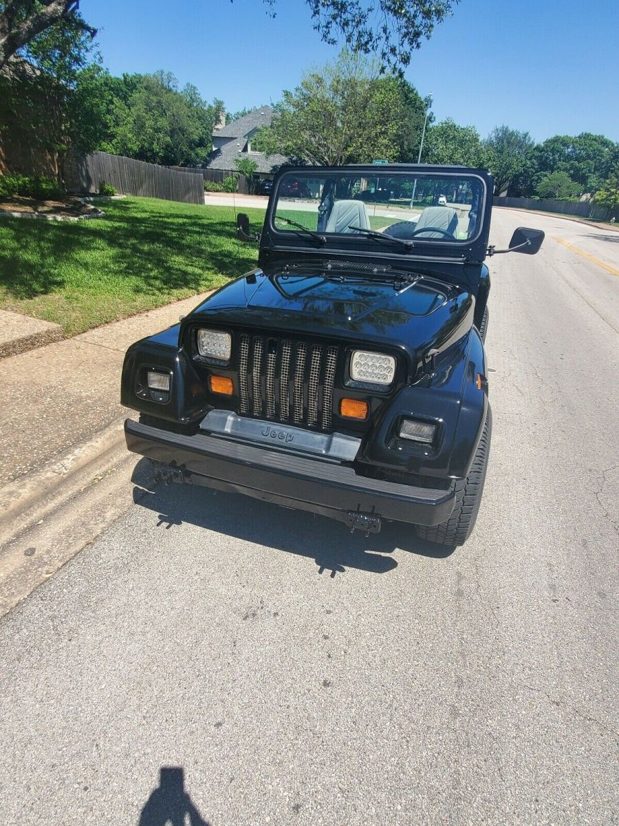 1991 jeep wrangler suv black 4wd automatic renegade
