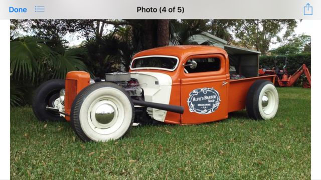 1936 ford truck hamb open wheel hot rod rat
