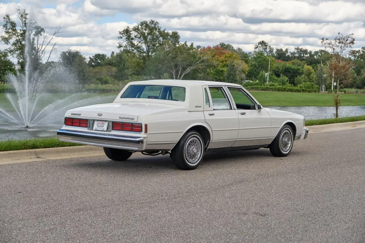 1990 chevrolet caprice classic brougham ls low miles and cold ac white