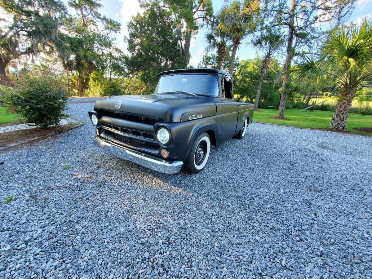 1957 ford f100 pickup black rwd automatic 2 door