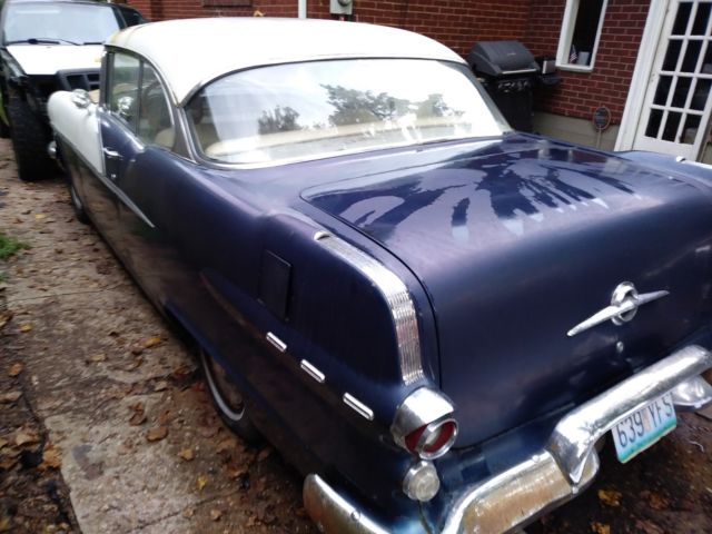 1956 pontiac chieftain 2 door hardtop, solid, v8, older resto, needs tlc, runs