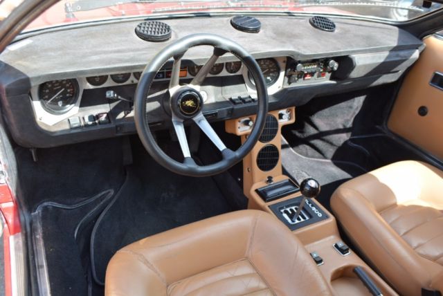 1976 lamborghini urraco 0 red
