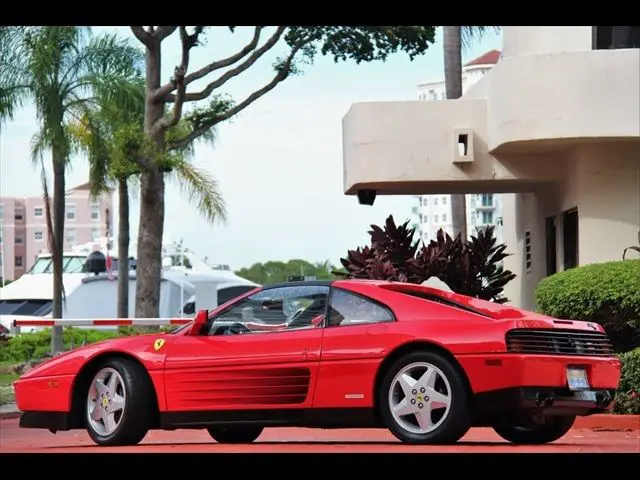 red tan only 15k miles targa $618.00 a month 1990 serviced ts