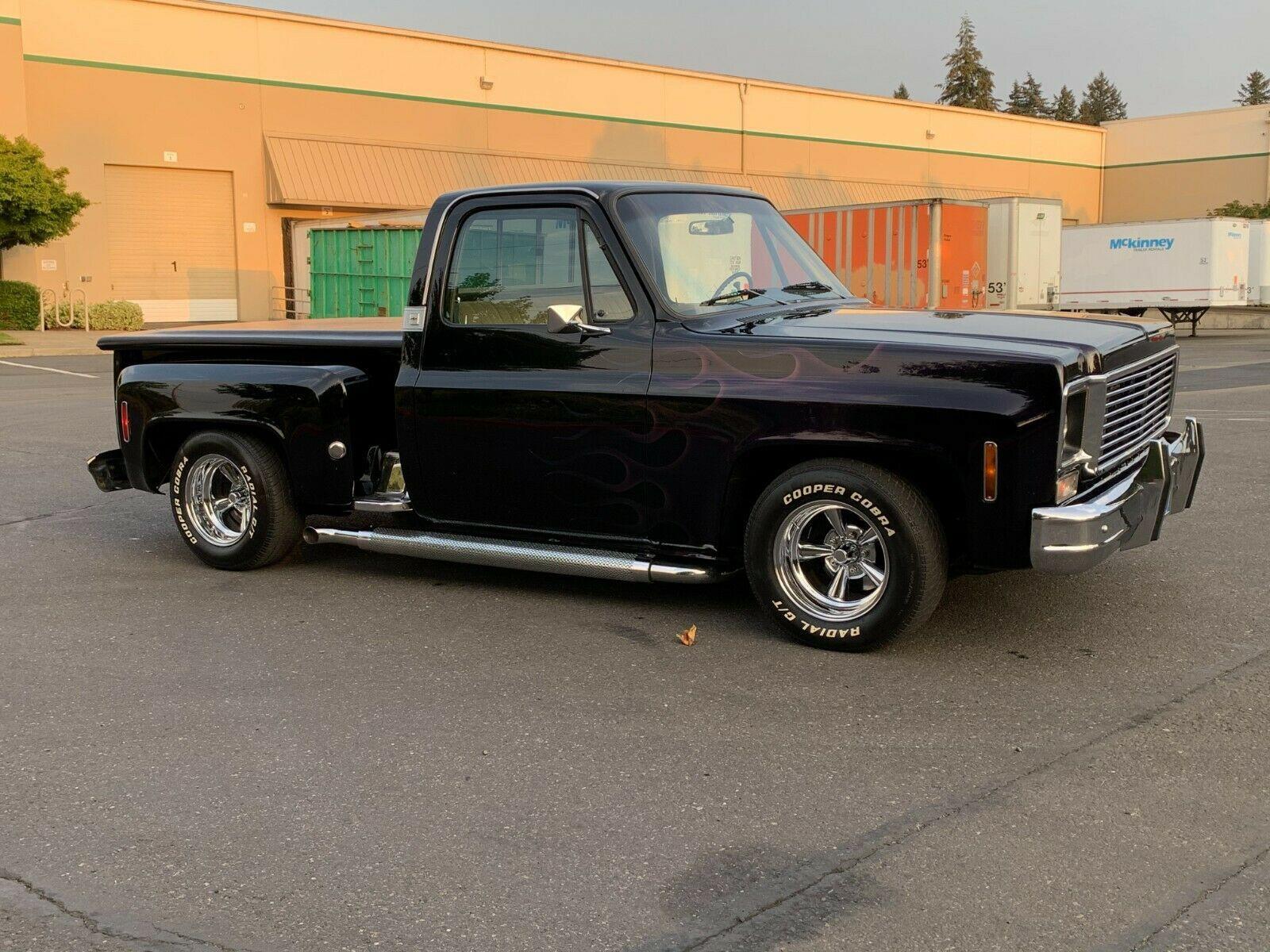 1976 chevrolet c10 custom 454 v8 short box stepside