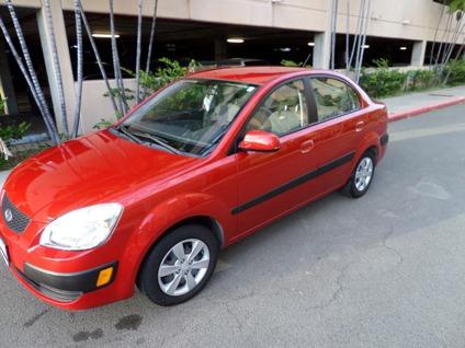 excellent condition red 2009 kia rio lx 52k mi for sale in honolulu, hawaii