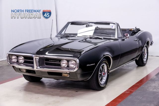 1967 firebird convertible black auto starts and runs