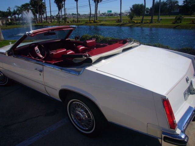 original 1984 cadillac eldorado biarritz convertible