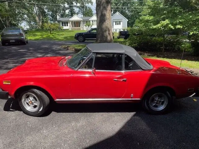 1978 fiat 124 spider convertible 2-door, 1.8l-dohc inline-four cylinder, 5-spd