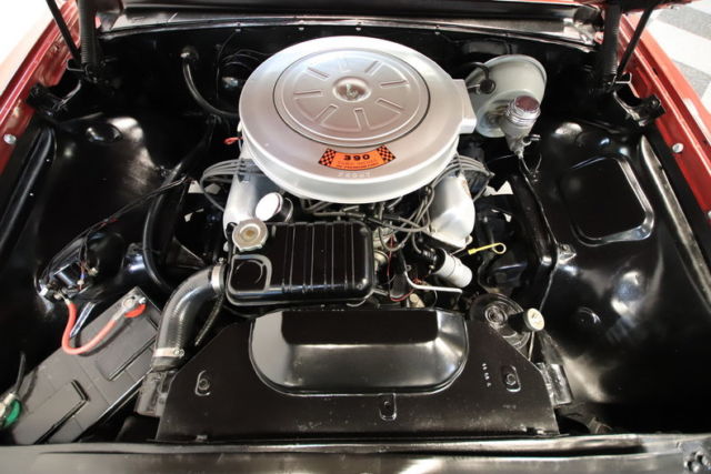 clean 390 v8, correct rangoon red, very clean, drives excellent, 60's muscle!