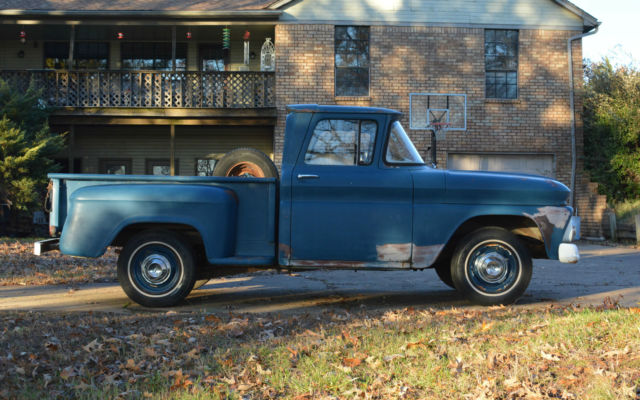 1963 chevrolet c10 swb stepside pickup truck-97% rustfree southern truck
