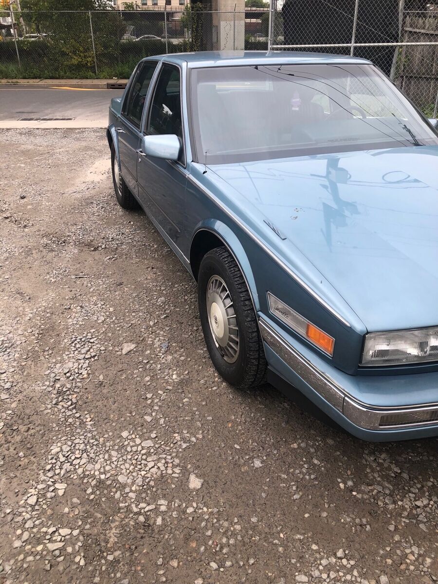 1986 cadillac seville sedan blue fwd automatic