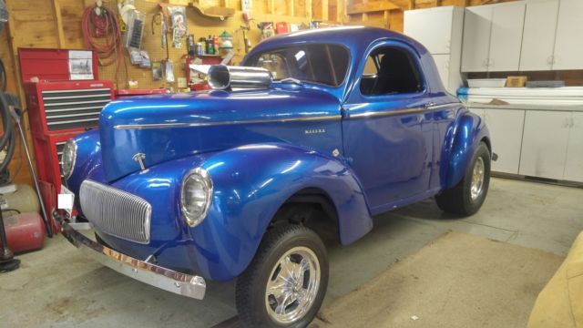 real steel 1941 willy's coupe gasser hot rod